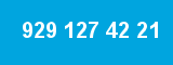 929 127 42 21 929 127 42 21